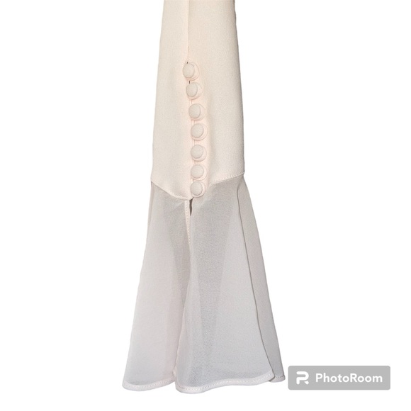 NWT Calvin Klein Crepe Scuba dress, Pale Pink Size 6P - Picture 3 of 6